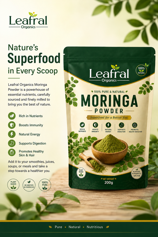 Pure & Natural Moringa Leaf Powder