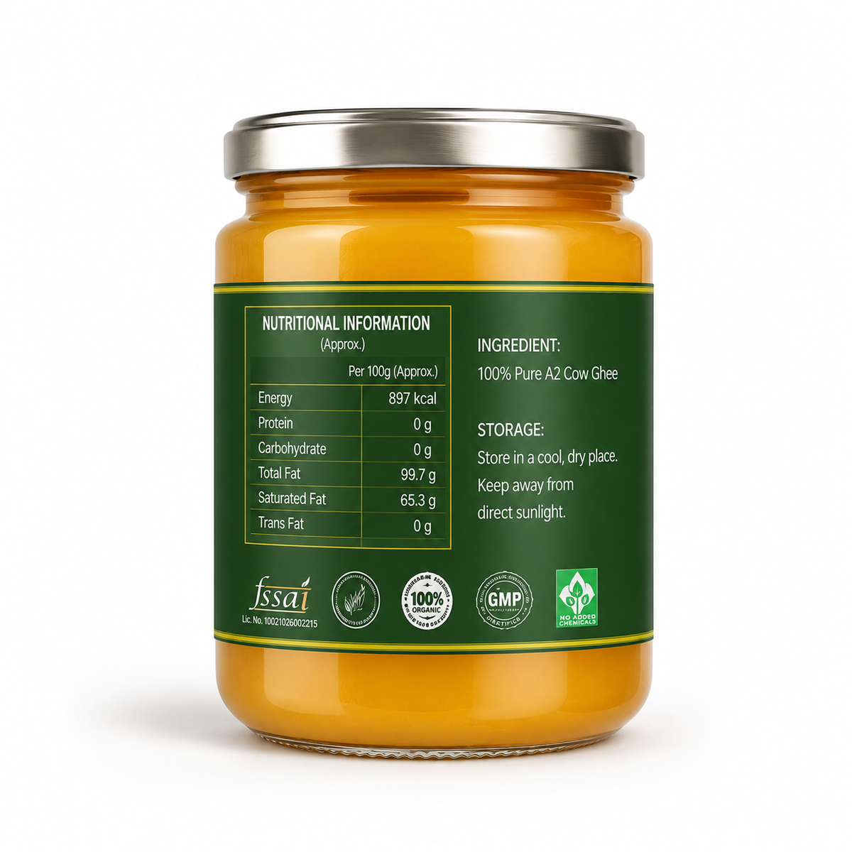 Pure A2 Cow Desi Ghee