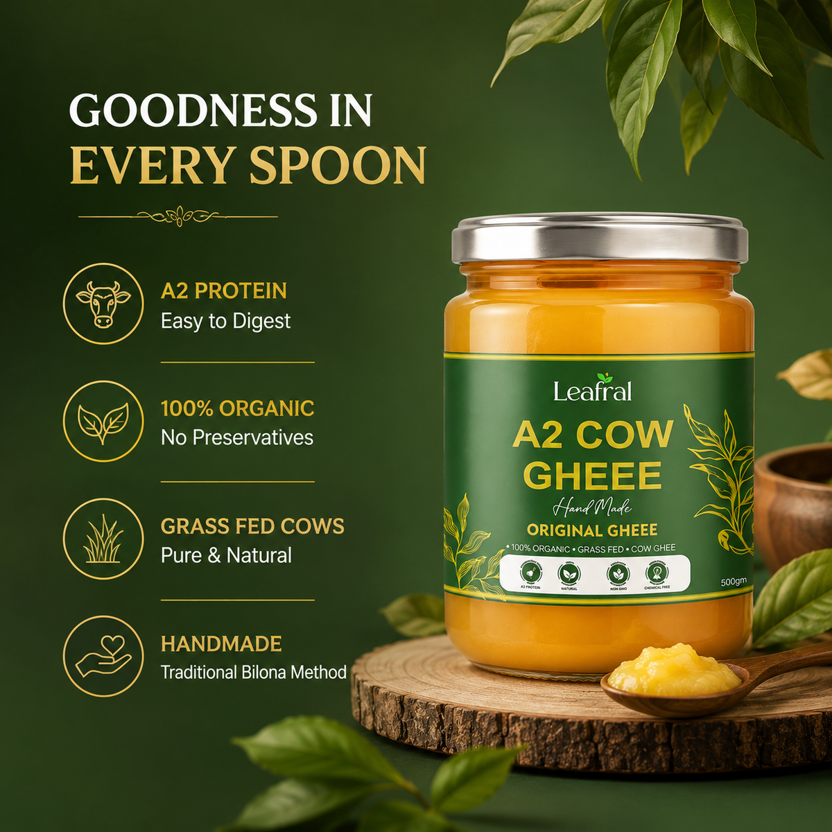 Pure A2 Cow Desi Ghee